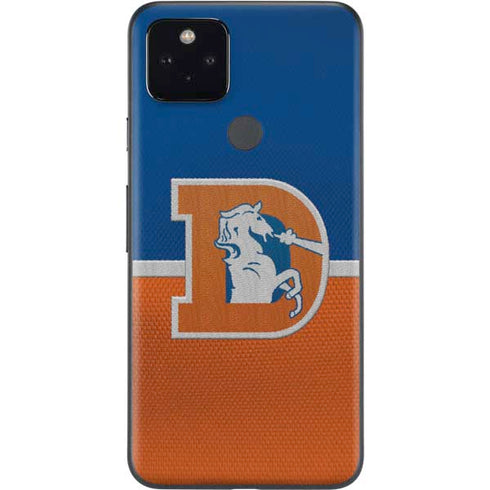 NFL Denver Broncos Vintage Google Pixel 5a Skin